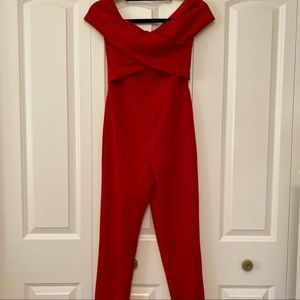 Banjul Red Kris Jumpsuit